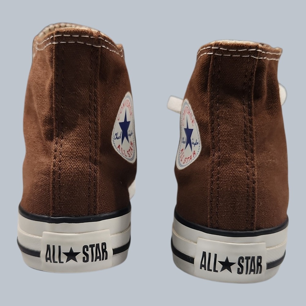 Converse Chuck Taylor All Star High Top Kids Size 1 Chocolate Brown - Picture 3 of 6